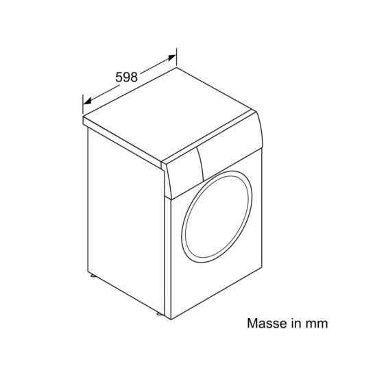 Bosch WTH85V51CH & WAJ280V1CH Waschturm