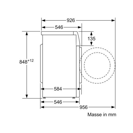 Bosch WTH85V51CH & WAJ280V1CH Waschturm