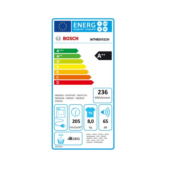 Bosch WTH85V51CH & WAJ280V1CH Waschturm