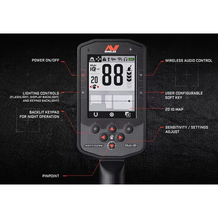 Minelab MANTICORE. Metaaldetector specialist.