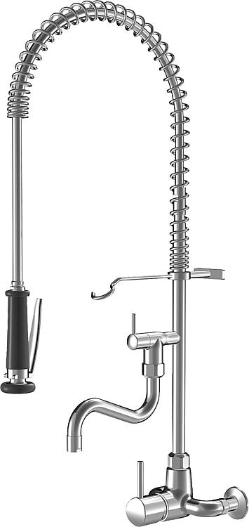 Wand-Spültischmischer Gastro