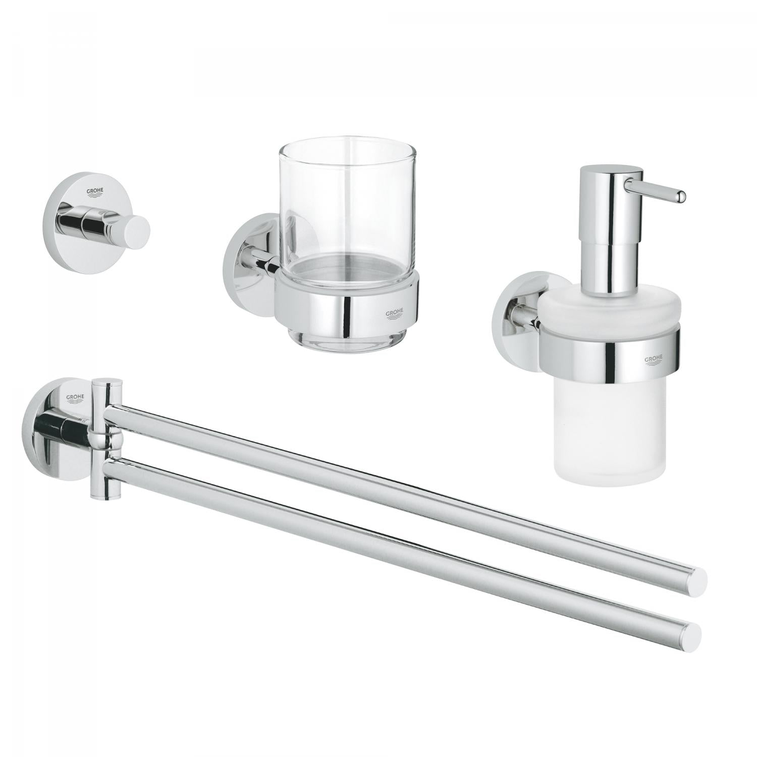 Grohe Essentials Bad-Set 4 in 1 chrom