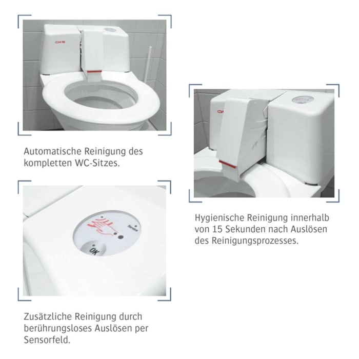 CWS ParadiseLine Cleanseat Universal, Batteriebetrieben