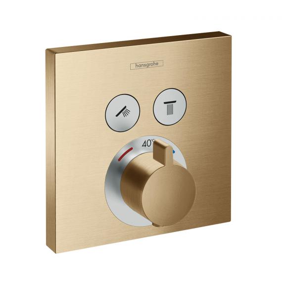 hansgrohe Raindance Duschsystem mit Thermostat bronze gebürstet