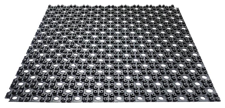 Dünnschicht Noppenelement Polystrol,B2,VPE=15Platten(15m²) LxB=1000x1000mm,h=13mm