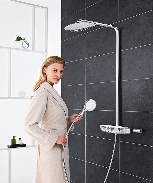 Duschsystem Grohe SmartControl 360 Duo Handbrause, Kopfbrause 220x361 mm und Thermostat chrom