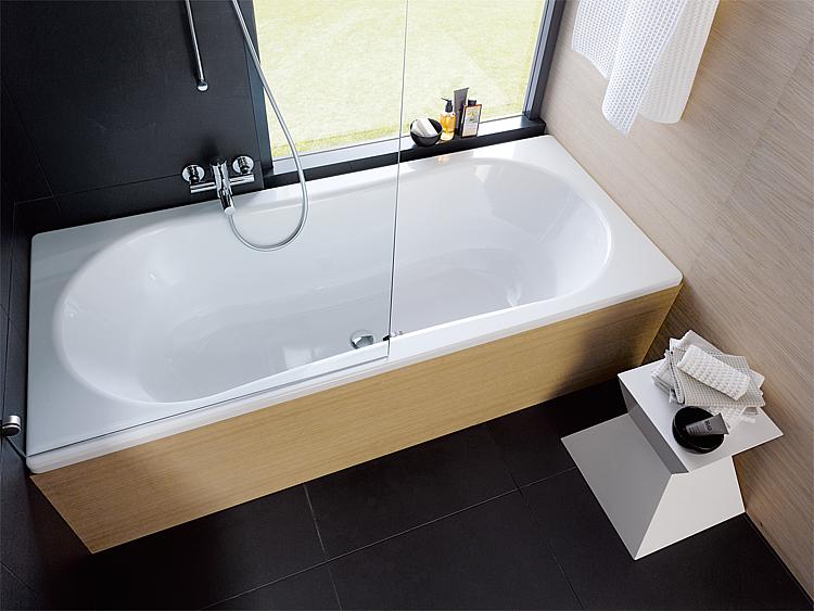 Badewanne Elfrun BxHxT: 1800x800x420 mm Inhalt: 240 l Stahl-Emaille weiß