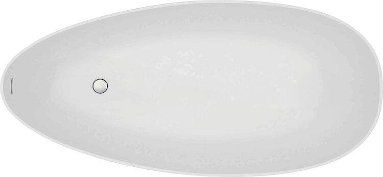 Badewanne EBBA BxHxT: 1700x620x770 mm Inhalt: 255 l Mineralguss weiß