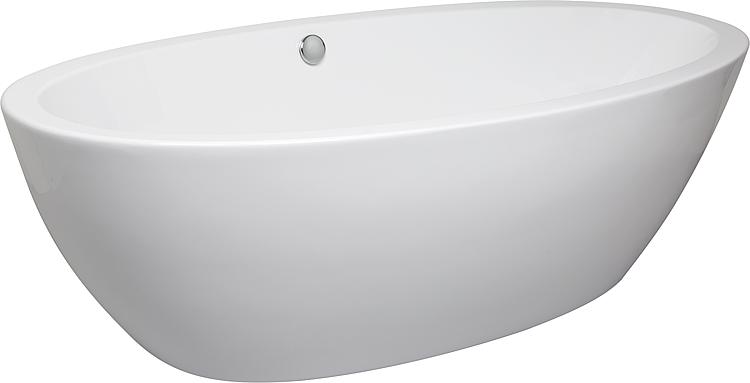 Badewanne Eimo BxHxT: 1900x600x940 mm freistehend Inhalt: 275 l Acryl weiß