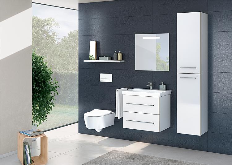 Combi-Pack V&B Avento Wandtiefspül-WC + WC-Sitz Slim- Seat Sofclose, weiß