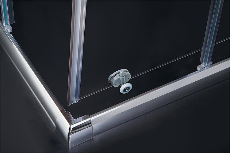 Eck-Duschkabine Elion 2.0 715-740 x 865-890 mm Höhe 1950 mm 6 mm Glas 2 Schiebetüren