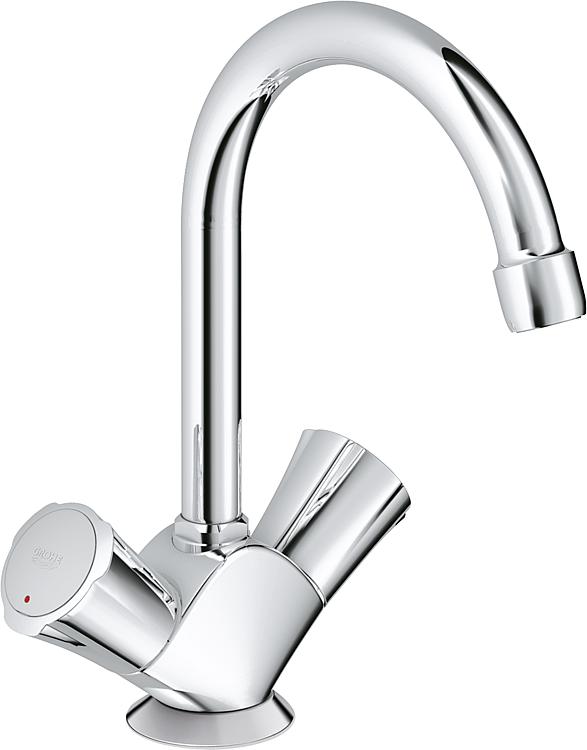 2-Griffwaschtischmischer Grohe Costa Ausladung 137 mm chrom schwenkbar