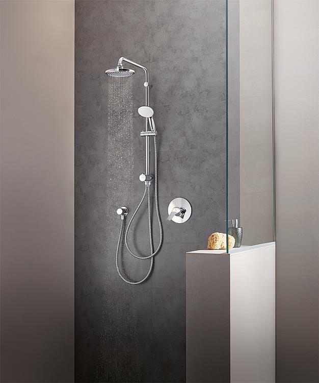 Brausesystem Grohe Tempesta 210 Handbrause + Kopfbrause Ø 210 mm chrom