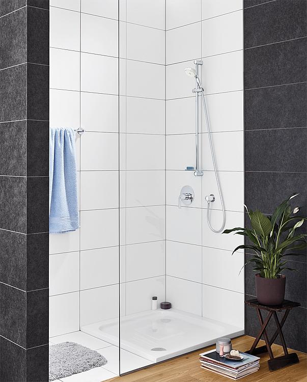 Brause-Set Grohe Tempesta 100 600 mm, 2 Strahlarten Ø 100 mm chrom