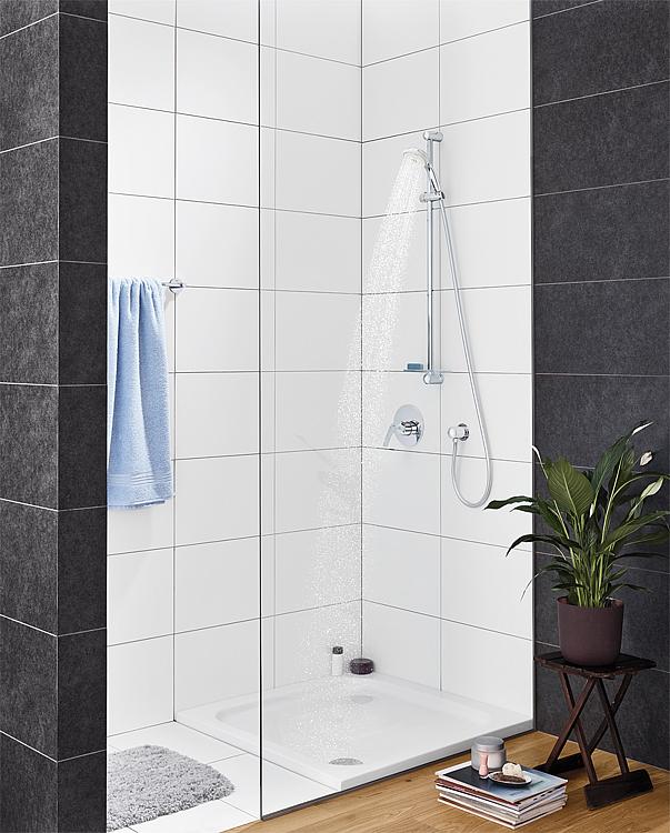 Brause-Set Grohe Tempesta 100 600 mm, 2 Strahlarten Ø 100 mm chrom