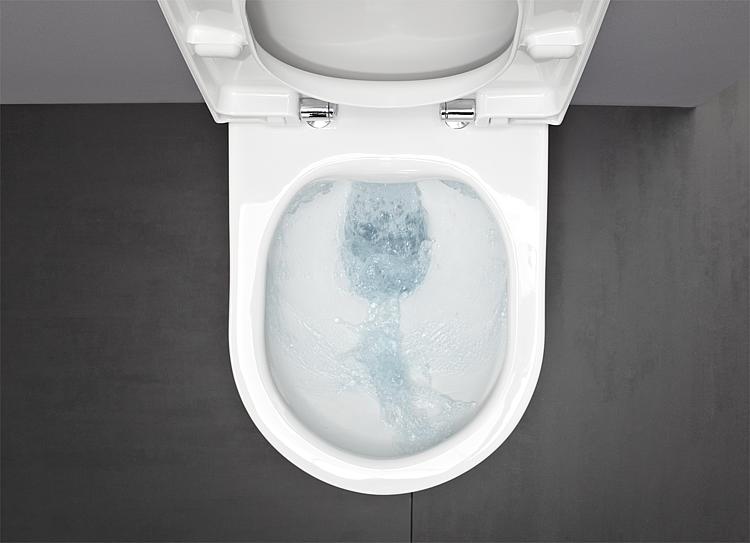 Combi-Pack Laufen PRO Wandtiefspül-WC spülrandlos, mit offenen Befestigungsnischen + WC-Sitz softclose, abnehmbar