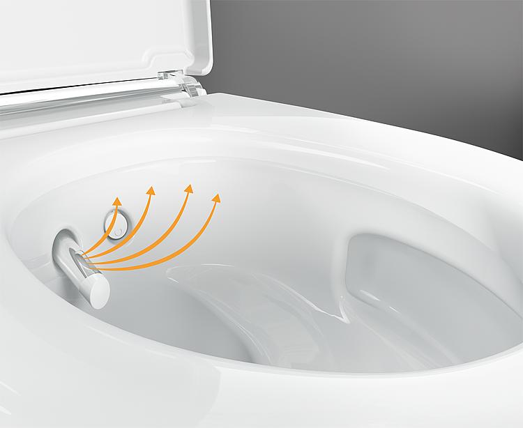 Dusch-WC Geberit AquaClean Mera Comfort, weiß-alpin