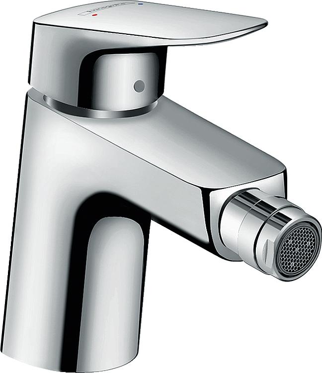 Bidetmischer Hansgrohe 70 Logis Ausladung 119 mm chrom