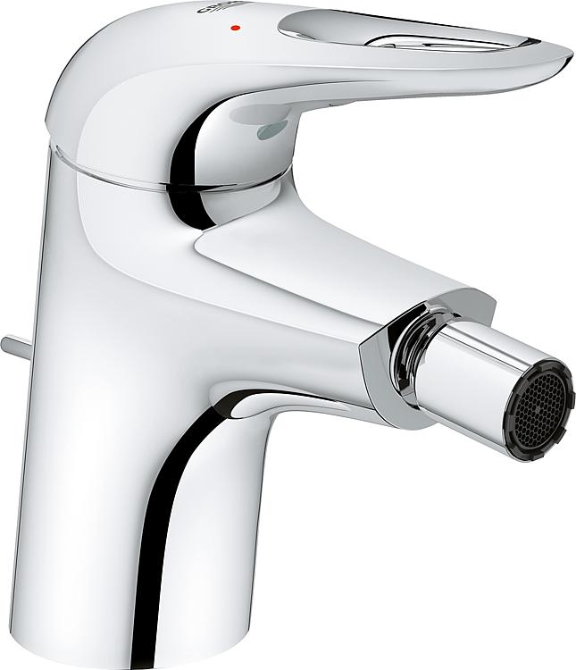 Bidetmischer Grohe Eurostyle chrom offener Hebel