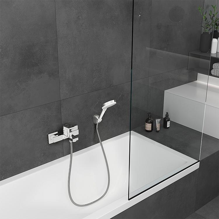 AP-Wannenmischer Hansgrohe Vernis Shape Ausladung 166 mm chrom