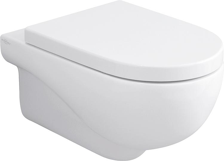 Combi-Pack Nuvola Wand-Tiefspül-WC spülrandlos + WC-Sitz Jari Softclose