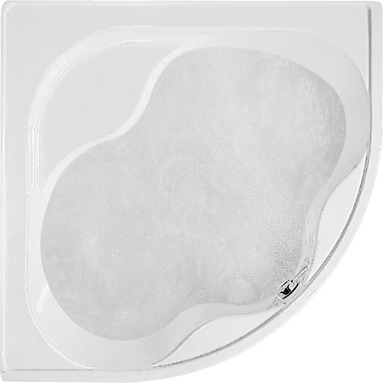 Eck-Badewanne EMBER BxHxT: 1390x400x1390 mm Inhalt: 230 l Acryl weiß