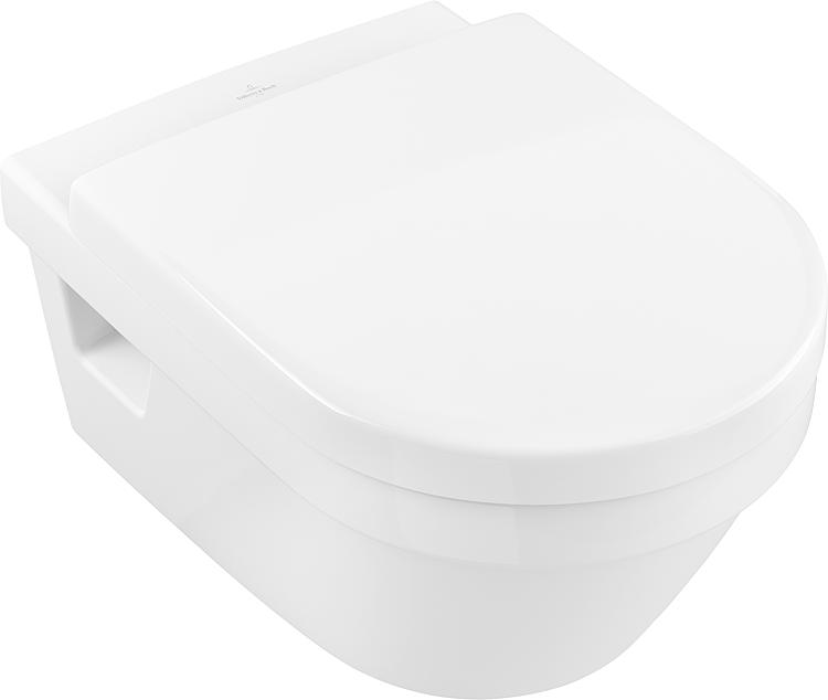 Combi-Pack V&B Architectura Wand-Tiefspül-WC Direct Flush compact+WC-Sitz Softclose,weiß